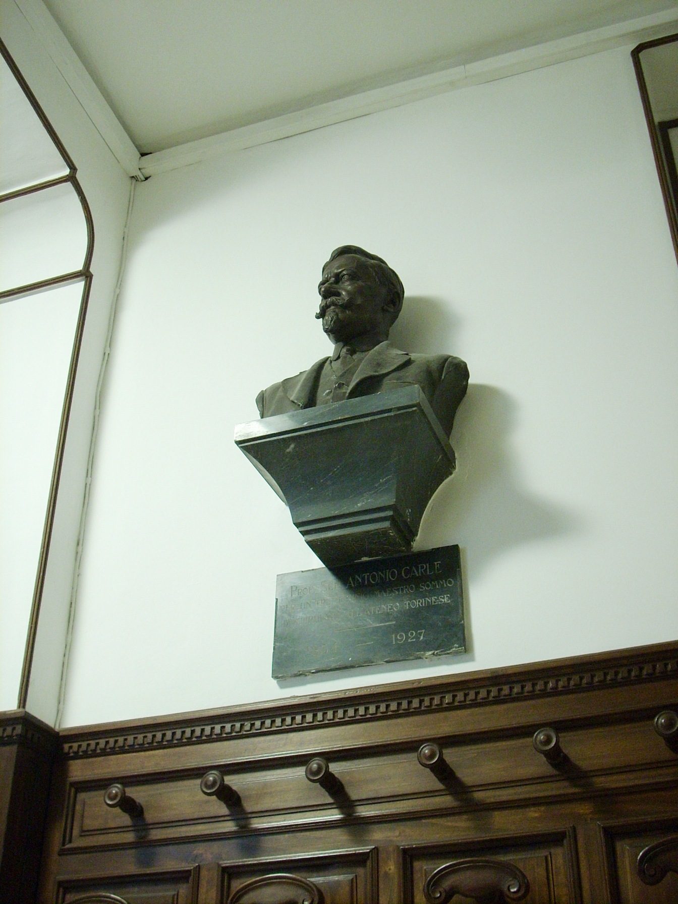 Antonio Carle's bust, Accademia di Medicina, Turin, Italy - 01.JPG